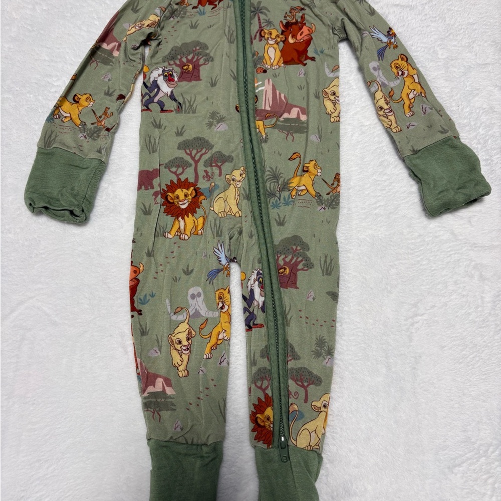 Little Sleepies Disney Lion King Simba’s Safari Zippy | 0–3 Months | EUC